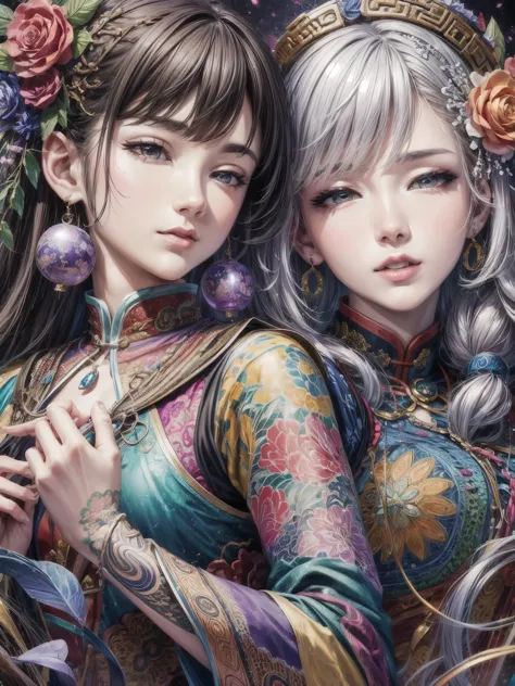 (masterpiece, top quality, best quality, official art, beautiful and beautiful:1.2), (1 girl:1.3), extremely detailed,(fractal a...