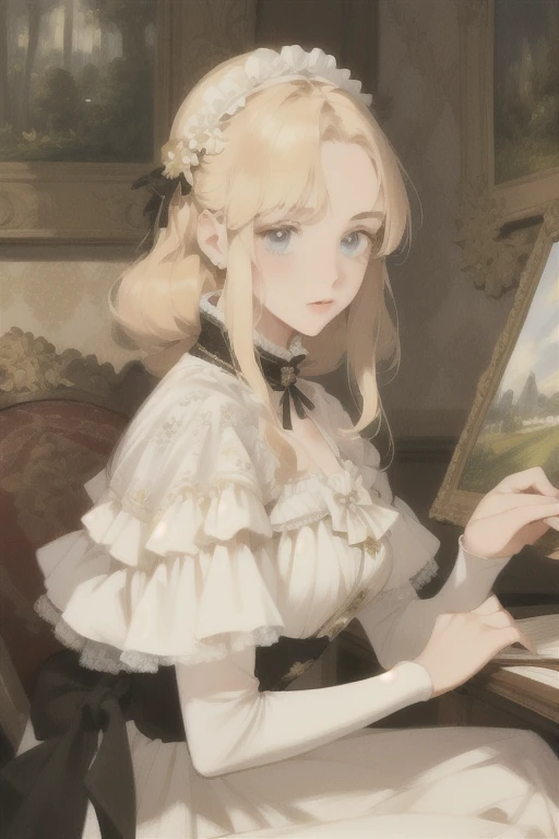 masterpiece, best quality, an extremely delicate and beautiful girl,an extremely delicate and beautiful, world masterpiece theater, ultra-detailed, highly detailed, best quality, blonde hair, highres, extremely detailed,1girl, best quality, illustration, looking at viewer, impasto, canvas, oil painting, realistic, realist ,real, ayaka