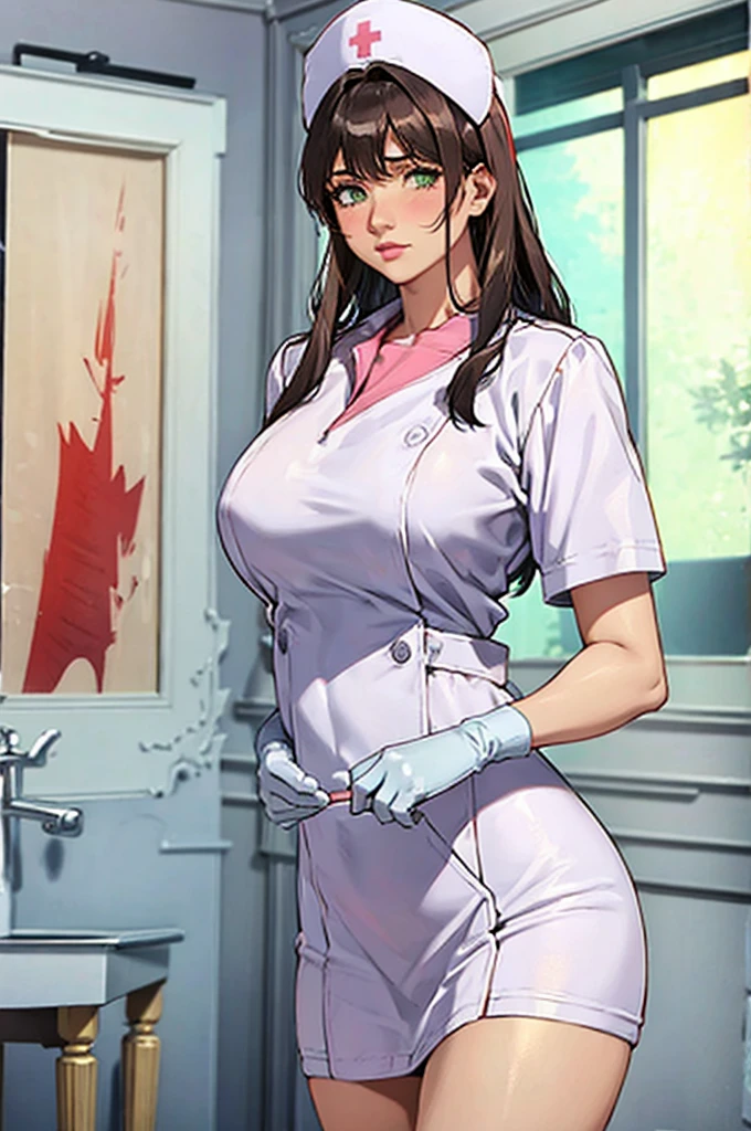 護士制服,醫院, 乳膠 nurse suit,護士,豐滿的,手肘手套,實驗工作服,深綠色頭髮的女人,白眼睛 , 巨大 ,醫療器材,亞洲護士,two 護士,窺器,考場,超大號 ,大屁股 ,绑带, 放在桌上 ,雙腿張開,生孩子,婦科椅 , 牙醫,摩洛伊斯蘭解放陣線,乳膠,綠色制服