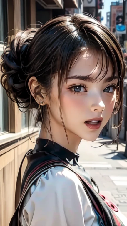 (Random Location),(Random Hairstyles),(Movie-like scene,Best image quality,(8k), Ultra-realistic, 最high quality, high quality, High resolution, high qualityな質感, Attention to detail, beautiful, detailed, Extremely detailed CG, detailedなテクスチャ, Realistic facial expressions, masterpiece, in front, dynamic, bold), ((round face:1.4))