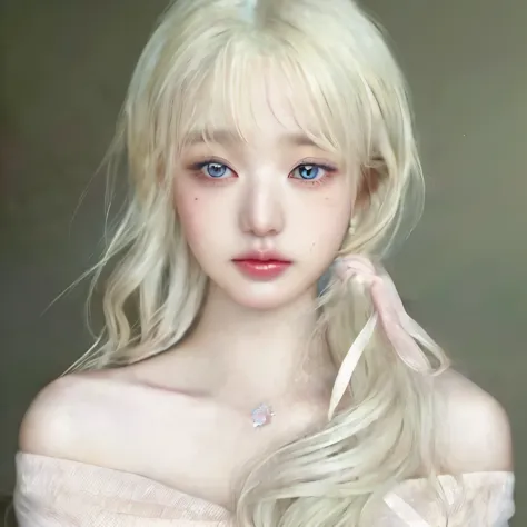 (best quality,highres),(realistic:1.37),blue eyes,beautiful detailed eyes, korean,portrait,soft lighting,vivid colors,subtle smi...