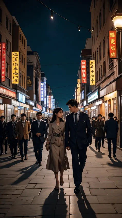 In the heart of a bustling city、A scene that seems to have come straight out of a movie unfolds.。It highlights its timeless appe...