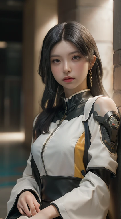 ((Best quality)), ((masterpiece)), (detailed:1.4), 3D, an image of a beautiful cyberpunk female,HDR (High Dynamic Range), Ray Tracing, NVIDIA RTX, Super-Resolution, Unreal 5, Subsurface scattering, PBR Texturing, Post-processing, Anisotropic Filtering, Depth-of-field, Maximum clarity and sharpness, Multi-layered textures, Albedo and Specular maps, Surface shading, Accurate simulation of light-material interaction, Perfect proportions, Octane Render, Two-tone lighting, Wide aperture, Low ISO, White balance, Rule of thirds, 8K RAW,