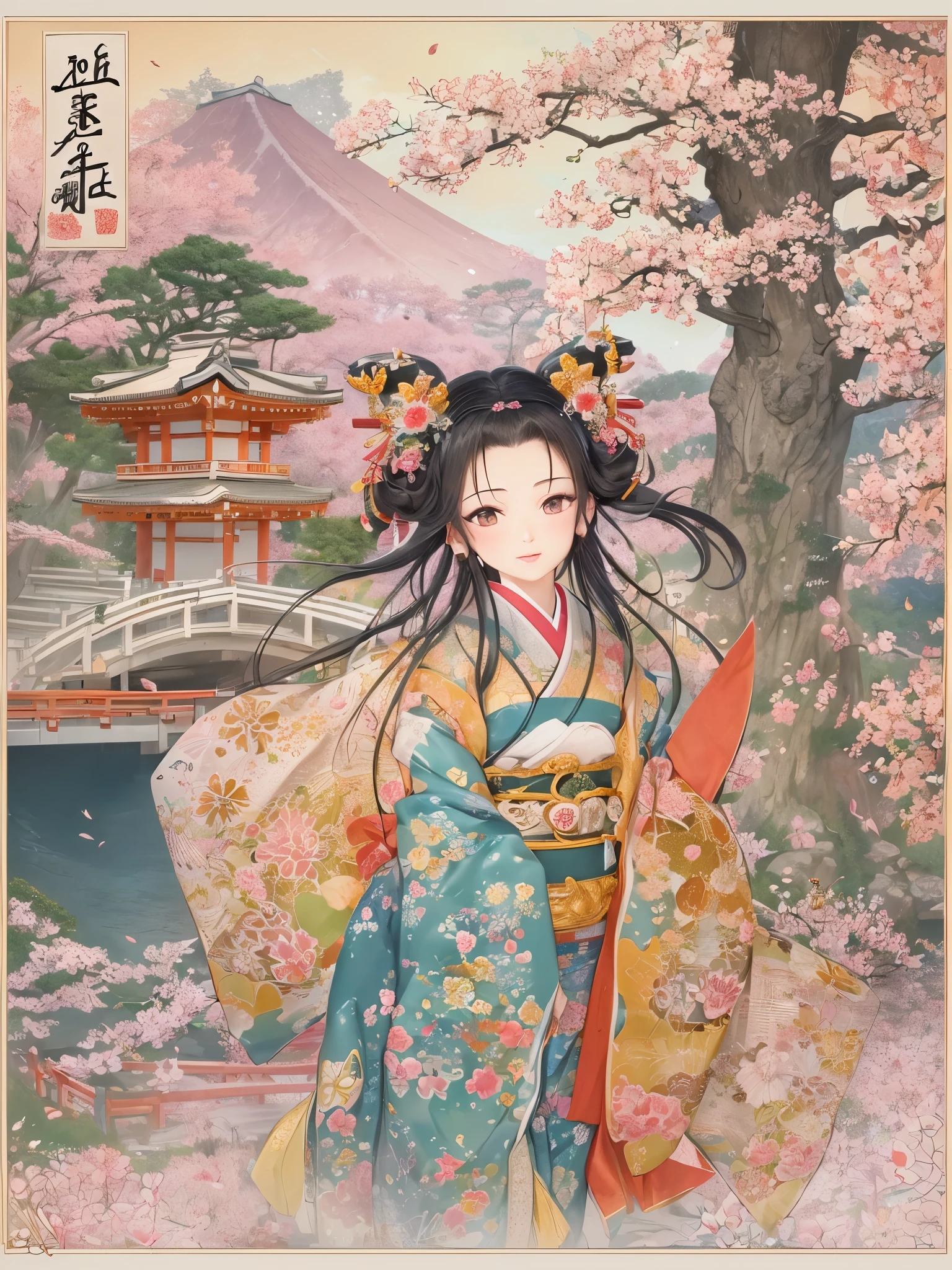 ((highest quality)),(Ultra-high resolution),(Very detailed),(Detailed Description),((The best CG)),(A masterpiece),Ultra-detailed art,Amazing painting art,(Japanese art, precisely rendered down to the smallest detail:1.5),Heian Emaki:1.7, (1 female:1.6),court poet:1.5,A kind smile:1.6, (A beautifully detailed 12-height:1.8), incense burner:1.4,