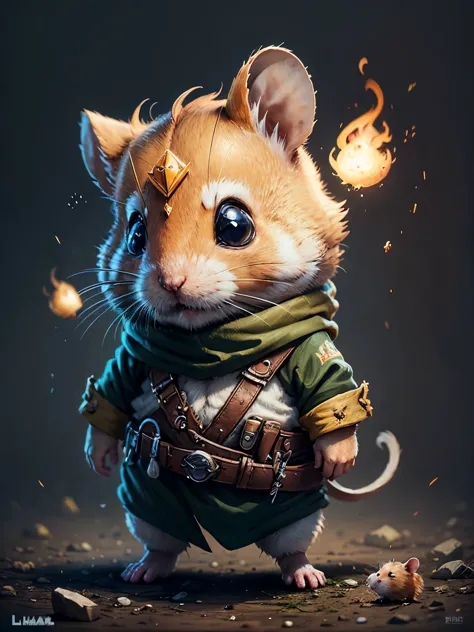 Little  hamster warrior 