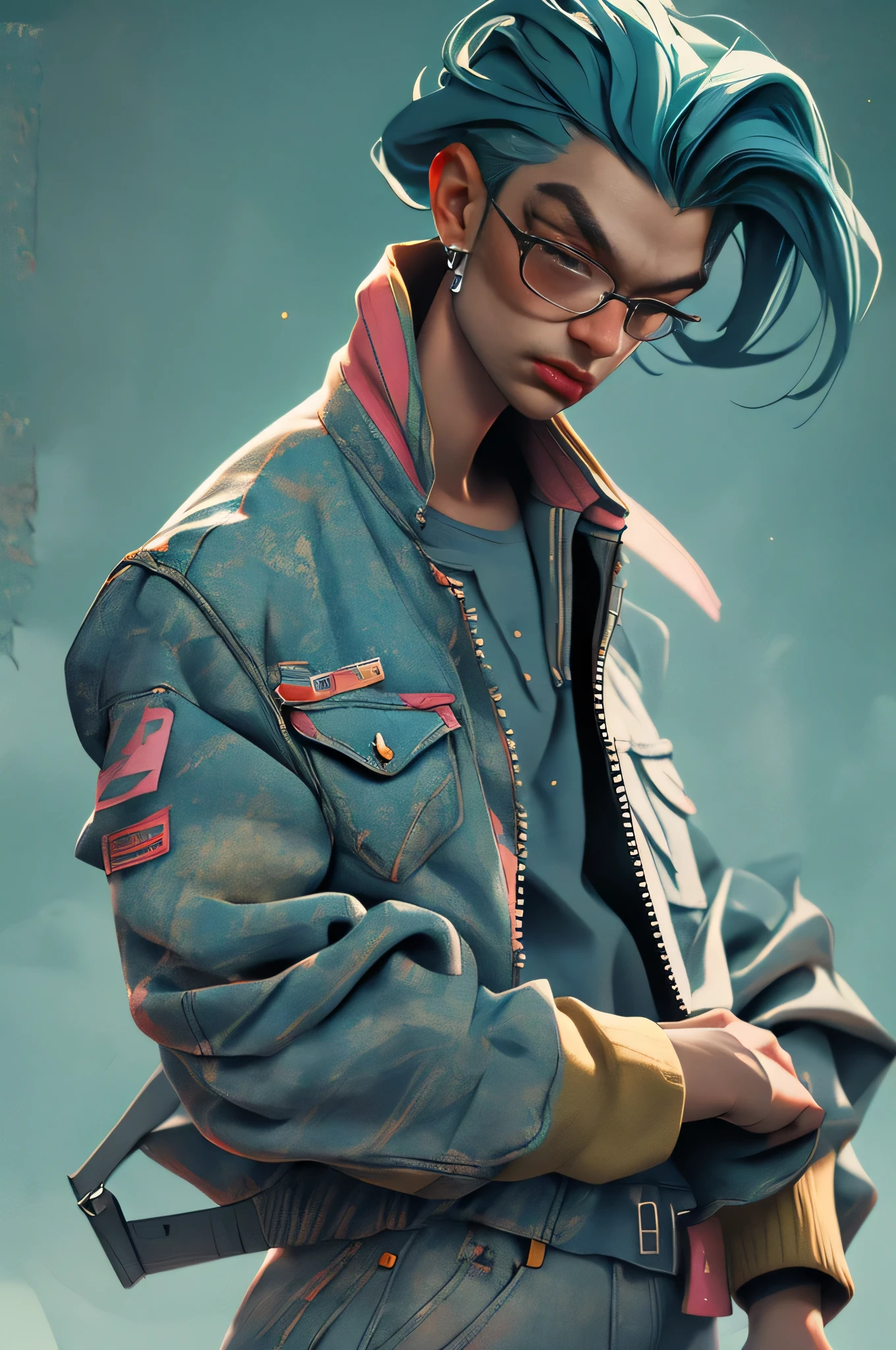 models, professional:1.6(best quality,4k,8k,highres,masterpiece:1.2),ultra-detailed,realistic,punk style,punk fashion,full body shot:1.5,general shot:1.5, rebellious,spiked clothing,chain accessories, rebellious pose,high mohawk,violet hair,colorful,edgy background,studio lighting,dynamic pose y elegamte