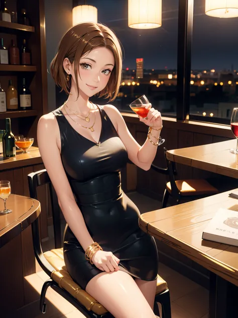 best quality, ultra-detailed, illustration, 
cabaret, scenery, bar (place), indoors, chair, table, light,


(((Golden lighting))...