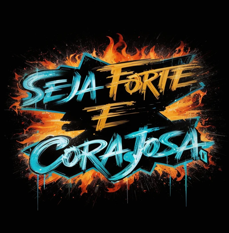 Seja forte e corajosa 