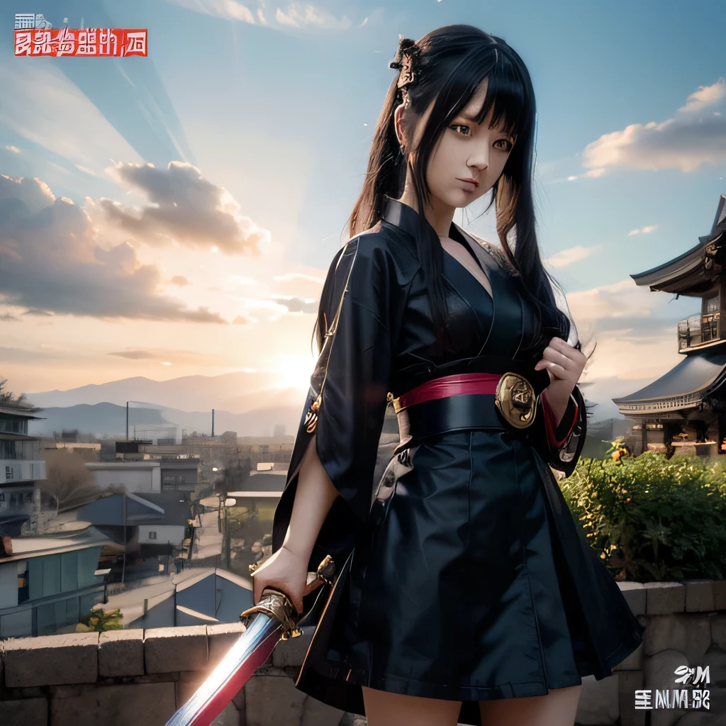 anime girl with a sword and a cat in the background, anime key visual”, black - haired mage, official art, anime portrait of shiina ringo, by Jin Homura, anime visual of a cute girl, key visual, detailed key anime art, popular isekai anime, anime moe artstyle, official anime artwork, official anime still, official artwork(((girl)))