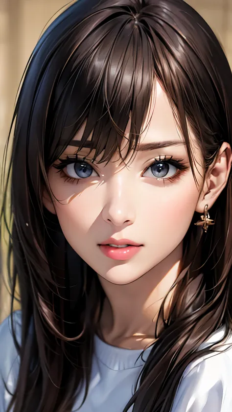 (hig彼st quality、8k、32k、masterpiece)、(Realistic)、(Realistic:1.2)、(High resolution)、Very detailed、Very beautiful face and eyes、1 g...