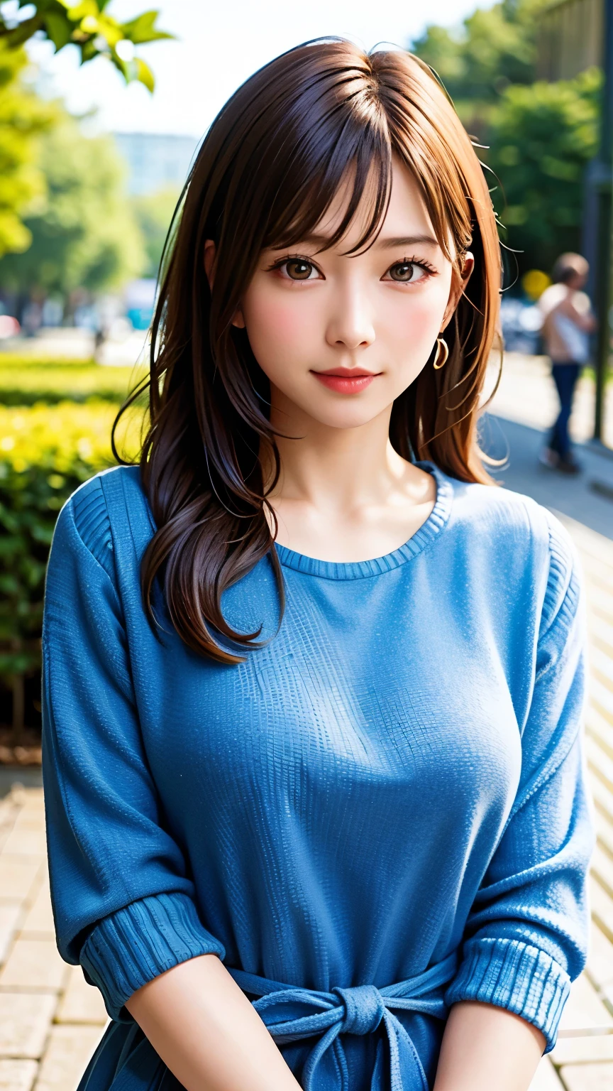 masterpiece, 最high quality, Ultra-high resolution, (Realistic:1.4), Beautiful face in every detail, High Quality Clothing, Amazing European Women, very cute, Portraiture, Soft skin and perfect face、Perfect Face, Shoot your hair, 8k resolution,Super Realistic,Very detailed,high quality, Broad perspective