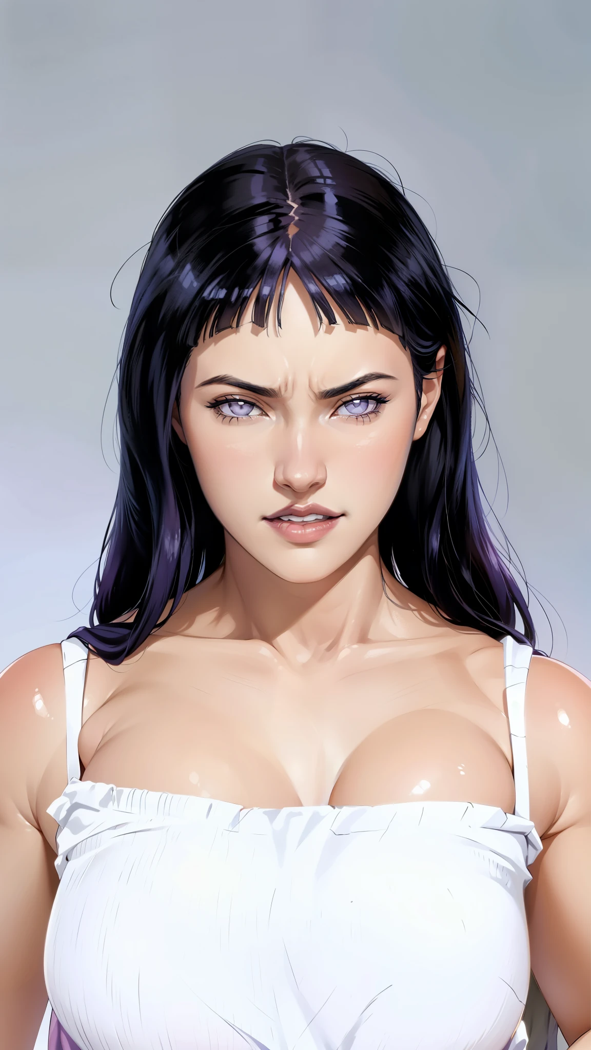 Hinata Hyuga, Une femme indienne extrêmement réaliste, très beau, Indiana, vêtements indiens, Maquillage indien, 