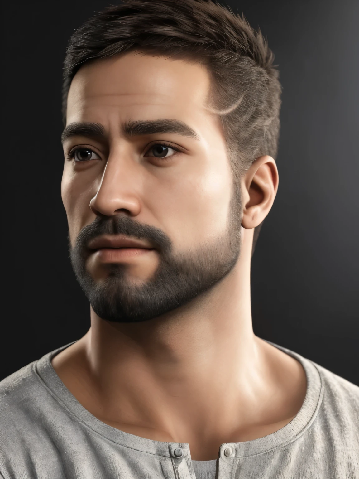 Homem jovem, ultra realistic peasant, detalhes realistas da pele, Ultra sharp, papel de parede, intrincado, sharp focus, Rastreamento de raio, rtx, profissionalmente cor classificada, fotografia profissional, obra-prima, ultra detalhado, alta qualidade