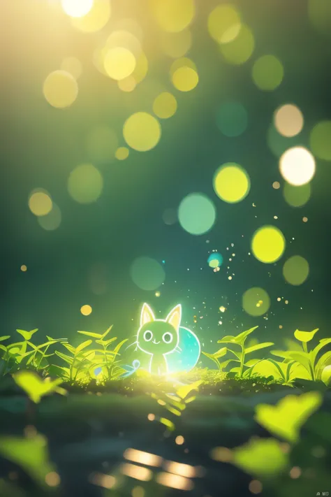 Close up of cartoon animals on green background, Cute numbers艺术, Lovely and detailed digital art, 4k hd illustration wallpaper, Cute numbers, Blurred dream illustration, 4k hd wallpaper illustration, Cute 3d rendering, A beautiful artistic illustration, 2d...