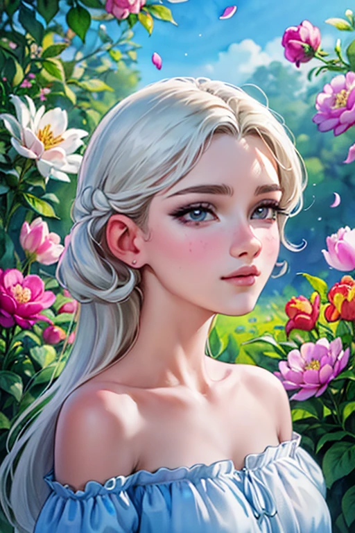 (work of art:1.2, best qualityer), (exquisite eyes: 1.2), ((1 girl)), ((standing alone)), (Eyes red:1.4), (exquisite eyes and exquisite face:1.3), ( beautiful and clear background: 1.2), (extremely detailed CG, super verbose, better shadows: 1.1), ((Depth of field)), ((water colour)), (oni: 1.5), (kimono: 1.3), big boobies , bared shoulders, Flowers and petals, beautiful concept art, (White background: 0.5), (illustration: 1.1), (extremely delicate: 1.1), (detalhes perfeitos: 1.1), perfil, cowboy shot,