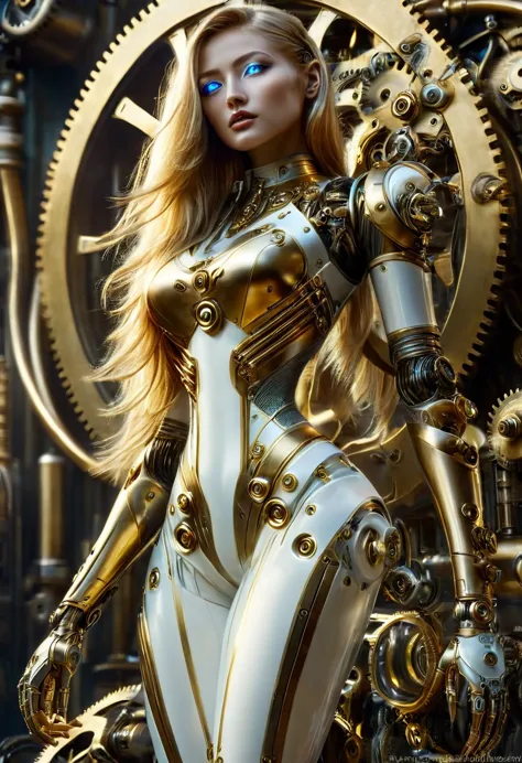 You have a mission!! task (((The most beautiful biomechanical clockwork goddess in a perfectly tailored outfit in a given situat...