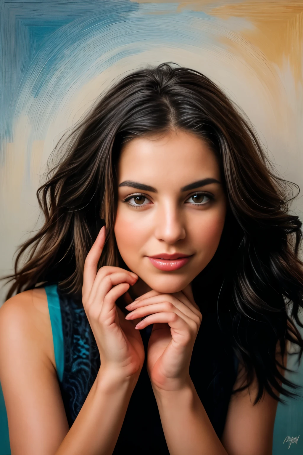 detailed figure, vibrant colors, intense lighting effects. Here is the prompt for the given theme:

"A beautiful girl with detailed facial features, including beautiful eyes, a delicate nose, and alluring lips. She is the centerpiece of the artwork, exuding an erotic vibe. The artwork showcases a high level of detail, providing an ultra-detailed depiction of the girl's figure. The colors used in the artwork are vibrant and lively, creating a visually captivating effect. The lighting effects in the artwork are intense and dramatic, adding depth and dimension to the overall composition. The medium used to create the artwork is a combination of digital illustration and sensual fine art painting. The overall image quality is of the highest caliber, with a resolution of 4k or 8k, and it possesses a realistic and photorealistic aesthetic, capturing every intricate detail of the girl's form and creating a masterpiece that is visually stunning. The color palette used in the artwork is rich and diverse, incorporating a wide range of seductive hues. The lighting in the artwork is carefully designed to accentuate the girl's features and create a mesmerizing atmosphere. The artwork portrays an erotic scene that can be both sensual and captivating, invoking strong emotions in the viewer. The overall composition is balanced and harmonious, with a focus on the girl's allure and captivating presence. This artwork showcases the beauty and allure of the female form in a distinctive and eye-catching manner." 