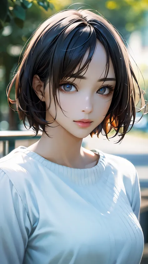 (hig彼st quality、8k、32k、masterpiece)、(realistic)、(realistic:1.2)、(high resolution)、very detailed、very beautiful face and eyes、1 g...