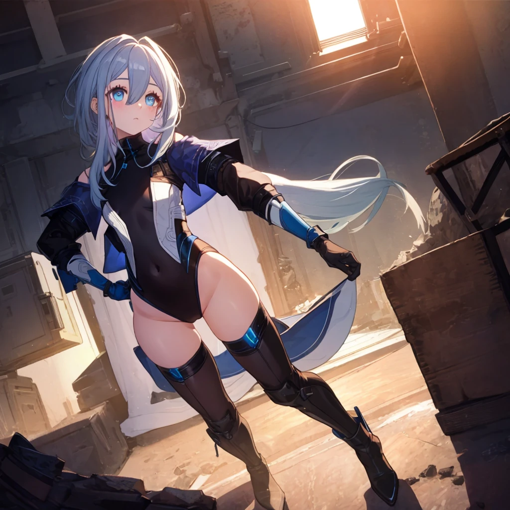 (full body),Explain the whole,Browsing Caution,最high quality,High resolution, Very detailed,Game CG,Dutch Angle,Detailed and beautiful eyes，最high quality,Lie on your back in bed，Thigh-high boots，Leotard sneak peek，Gloves，elegant, 1 girl, leotard，Bodysuits，xingqiongtiedao，tiedao，xingqiong，独奏，cute, blush, Looking at the audience, From below, Blue eyes, Beautiful Eyes,Put one hand on your hip，upright， Beautiful background, Particles of light, Light of the sun, Dramatic lighting, outside, Shiny, Realistic, 最high quality, Very detailed, Get used to it, scenery, Beautifully detailed, Thinning hair，Full Body Shot，((Very detailed background)), (((Cowboy Shot,Dynamic Angle)))，1 girl,,(Shiny skin:1.3),(Beautifully rich skin),(Thinning hair), masterpiece, high quality, High resolution, Confused,(beautifully、beautiful:1.2), Beautiful Hands, (4K), 8k, Perfect balance,(Very detailed CG Unity 8k wallpaper), Perfect hands, Embarrassing, blush, Light_vestige,Intricate details,Written boundary depth, extremely delicate and 美しい,Professional photography, bokeh, High resolution, Sharp details, 最high quality, Thick thighs,Beautiful Eyes, Beautiful background, 屋outside，
