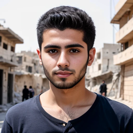 4k photo of young a syrian man, focus on the face - SeaArt AI