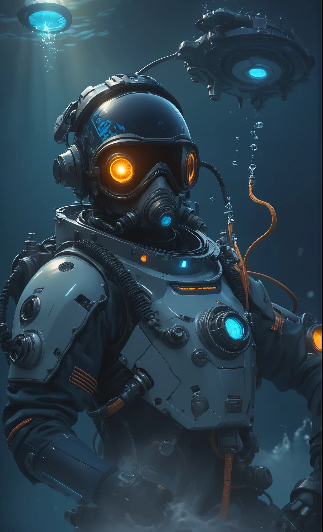 Nazare Subnautica vol.2 - Nova Nazaré, por Luís Duarte, Nanopunk, sombreamento azul, Estilo Nazaré, Elemento Água, Mitopunk, Interface Gráfica, arte espacial, Sci-Fic Art, Influência Negra, NijiExpress 3D v3, arte cinética, Datanoshing, pintura a óleo, Tinta v3, estilo splash, arte abstrata, Tecnologia abstrata, Elementos de tecnologia cibernética, futurista, estilo épico, Ilustrado v3, Influência Déco, Estilo AirBrush, desenho