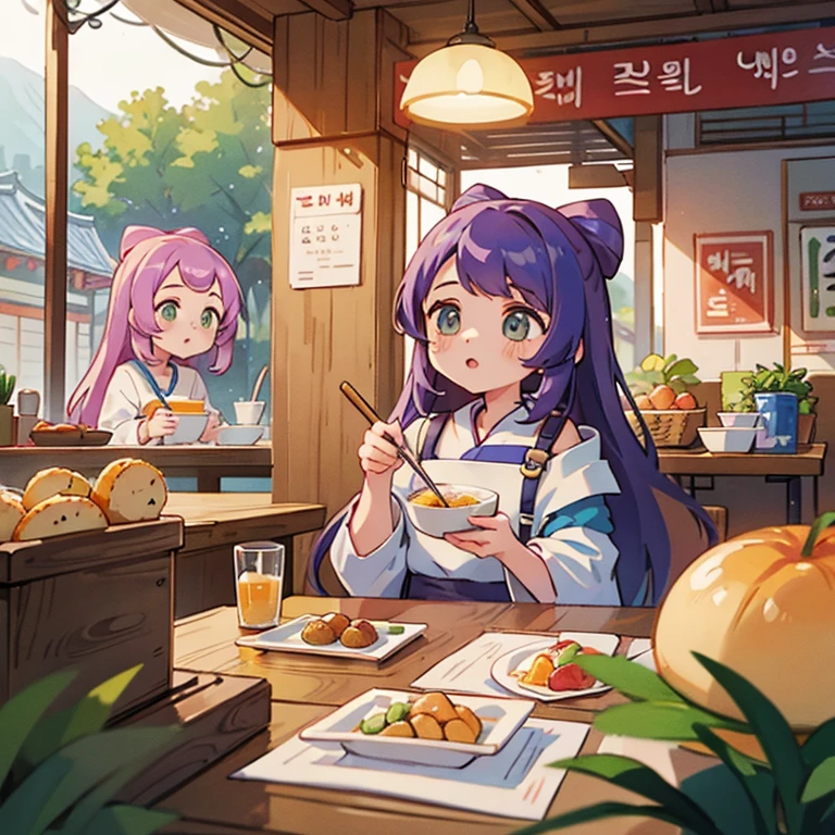 Girls on a food trip to Korea