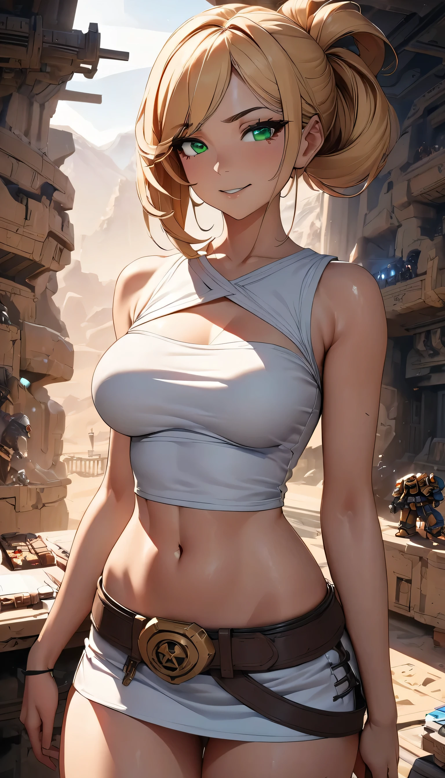 최상의 품질, 걸작, 눈 반사, 최상의 품질, 걸작, mercy 눈 반사, 홀로, 완벽하게 조각된 몸매, 금발의,오버워치 머시 스타일 헤어스타일, 녹색 눈, 두 개의 팔, 무덤 침입자 스타일의 네크라인 의류, 실용적인 벨트, 홀로, 지휘실, 8K, 걸작, 높은 해상도, 터무니없는, 자연스러운 볼륨 조명과 훌륭한 그림자, 글의 세계의 깊이, 날카로운 초점, 장난스러운 얼굴, 아주 맛있다, 중간 가슴, 워해머 40K 요소, 매우 상세한 풍경, 여신  