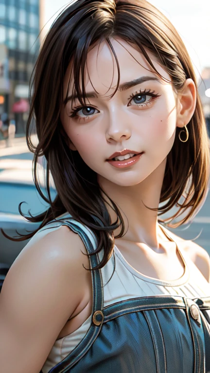 (Random Location),(Random Hairstyles),(Movie-like scene,Best image quality,(8k), ultra-realistic, 最high quality, high quality, High resolution, High quality texture, Attention to detail, beautiful, detailed, Extremely detailed CG, Detailed texture, Realistic facial expressions, masterpiece, in front, dynamic, bold), ((round face:1.4))