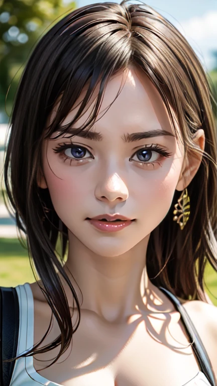 (Random Location),(Random Hairstyles),(Movie-like scene,Best image quality,(8k), Ultra-realistic, 最high quality, high quality, High resolution, high qualityな質感, Attention to detail, beautiful, detailed, Extremely detailed CG, detailedなテクスチャ, Realistic facial expressions, masterpiece, in front, dynamic, bold), ((round face:1.4))