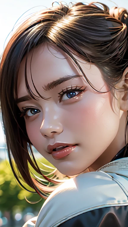 (Random Location),(Random Hairstyles),(Movie-like scene,Best image quality,(8k), Ultra-realistic, 最high quality, high quality, High resolution, high qualityな質感, Attention to detail, beautiful, detailed, Extremely detailed CG, detailedなテクスチャ, Realistic facial expressions, masterpiece, in front, dynamic, bold), ((round face:1.4))