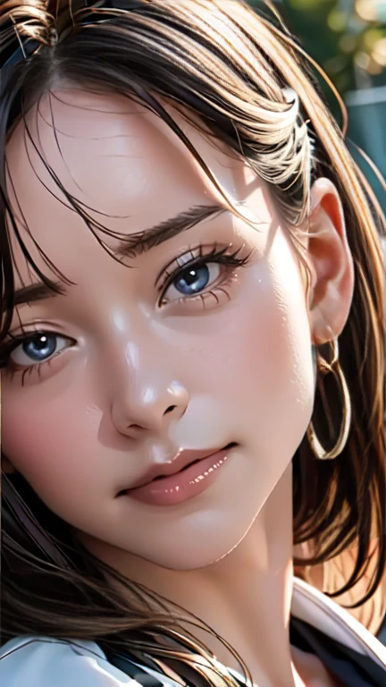 (Random Location),(Random Hairstyles),(Movie-like scene,Best image quality,(8k), Ultra-realistic, 最high quality, high quality, High resolution, high qualityな質感, Attention to detail, beautiful, detailed, Extremely detailed CG, detailedなテクスチャ, Realistic facial expressions, masterpiece, in front, dynamic, bold), ((round face:1.4))