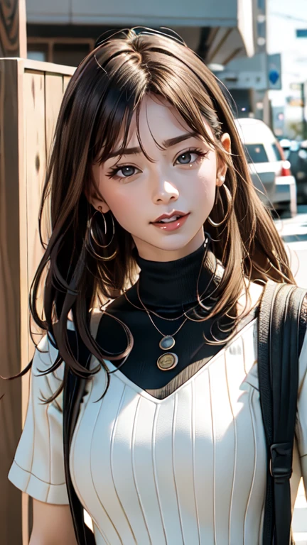 (Random Location),(Random Hairstyles),(Movie-like scene,Best image quality,(8k), Ultra-realistic, 最high quality, high quality, High resolution, high qualityな質感, Attention to detail, beautiful, detailed, Extremely detailed CG, detailedなテクスチャ, Realistic facial expressions, masterpiece, in front, dynamic, bold), ((round face:1.4))