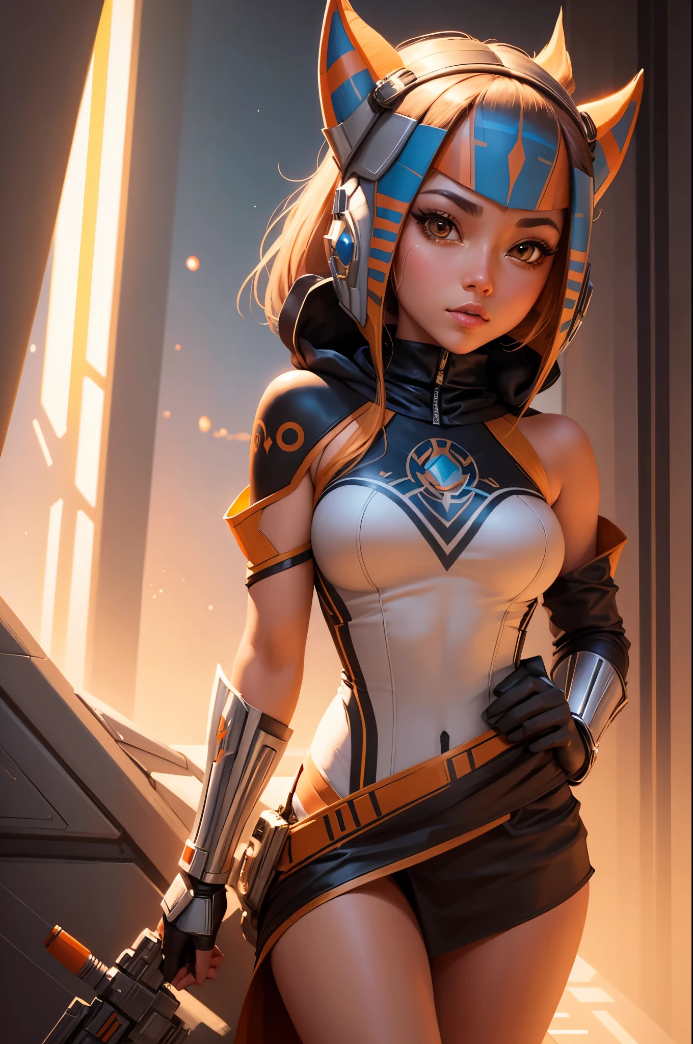  star wars outfit, cutesexyrobutts, ahsoka tano, :: rossdraws, portrait of ahsoka tano, inspired by rossdraws, oc commission, lois van baarle and rossdraws, style artgerm, rossdraws 1. 0, rossdraws 2. 5, commission for high res