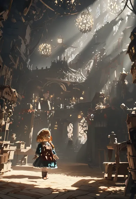 highres, unparalleled masterpiece, detailed background, absurdres, perfect anatomy(Hansel and Gretel)good lighting, volumetric lighting, cinematic shadow,