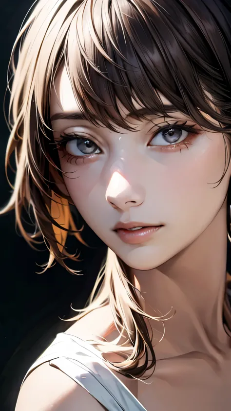 (highest quality、8k、32k、masterpiece)、(realistic)、(realistic:1.2)、(high resolution)、very detailed、very beautiful face and eyes、1 ...