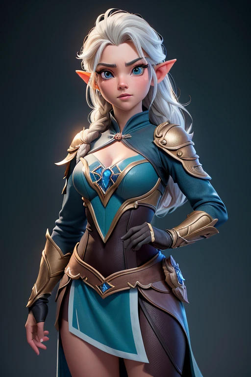 ElFgirl Highly detailed CG unity 8k wallpaper, tiro de estilo, Complejo, Alto detalle, dramatic, Highest quality film still image, Muy detallado, Obra maestra, mejor calidad, character design, Elsa, Elsa From Frozen, (( estilo oscuro)), estilo de renderizado realista y ultra detallado, Luz natural, sharp character design, (hard Focus, 8k), (((textura natural de la piel))), texturas 8k, soFt cinematic lighting, Adobe Lightroom, cuarto oscuro, hdr, Sofisticado, Elegant, rico detalle, Sharp focus appearance) )), tonos calmantes, Frenzy of details, detalle intrincado, super detail, Bajo contraste, SoFt Film Lighting, colores apagados, Exposure Mix, hdr, Desteñir, 35mm, F/1.4, YO ASI, F16, 25 sec.