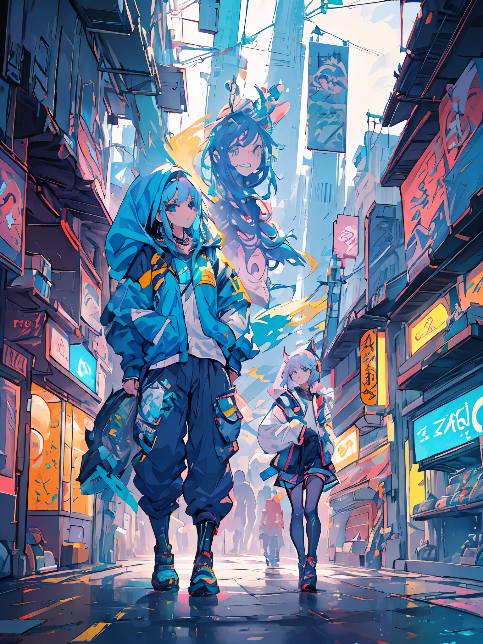 Anime-Mädchen in futuristischer Kleidung mit Katzenohren und Kopfhörern, schönes Cyborg-Mädchen, Arte digital de anime cyberpunk, garota de anime cyberpunk mech, female garota de anime cyberpunk, garota de anime cyberpunk, schönes Cyborg-Mädchen, perfektes Android-Mädchen, arte cyberpunk de anime, Porträt Anime Weltraum Kadett Mädchen, Cyberpunk-Traummädchen, cyberpunk digital - arte de anime, Mädchen mit Mecha-Kybernetik-Rüstung, linda garota cyberpunk