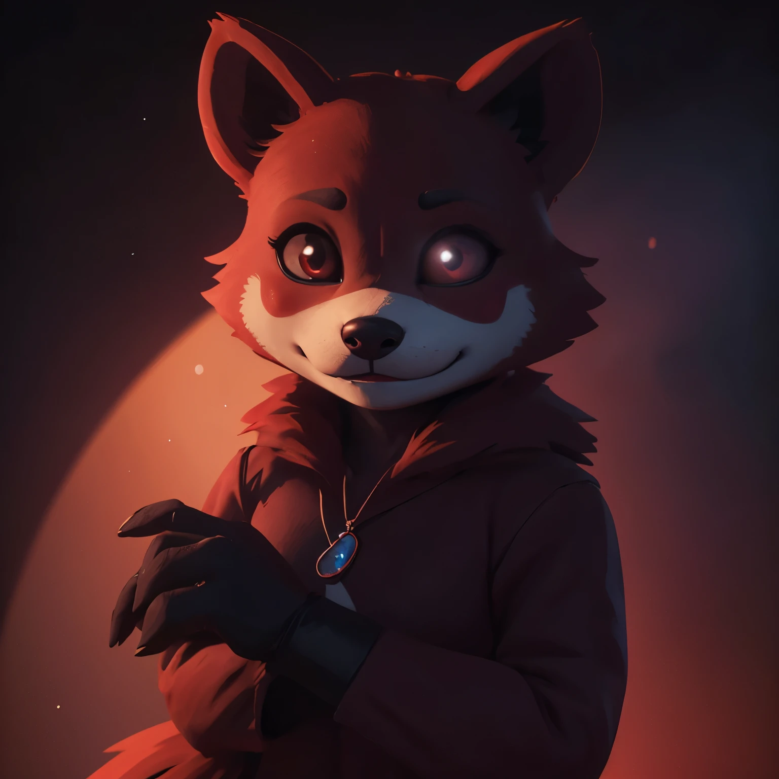 sombra de arte de fantasia, 8K, alta definição, obra de arte, aparência física Bobby BearHug é um urso antropomórfico com pelo vermelho, olhos pretos e pupilas brancas, um nariz preto, orelhas arredondadas, e patas acolchoadas. Suas patas e a parte superior do focinho são de um tom mais claro de vermelho, semelhante ao interior de suas orelhas. Ela usa um colar preto com um pingente de coração cor de rubi.,ângulo aproximado de um rosto bonito 3S , dia ensolarado, animal, bokeh profundo, lindo, fundo cósmico escuro, Visualmente encantador, 3D, chibi,
(obra de arte:1.2), (melhor qualidade:1.2), o mais novo, Gerado por IA, Ultra-detalhado, Melhor sombra, fundo detalhado, Alto contraste, (melhor iluminação, an extremely delicate and lindo), ((luz cinematográfica)), Hiper detalhe, Luz dramática, detalhes intrincados, 8K, anime, muito estético, Profundidade de campo, (cores vibrantes)