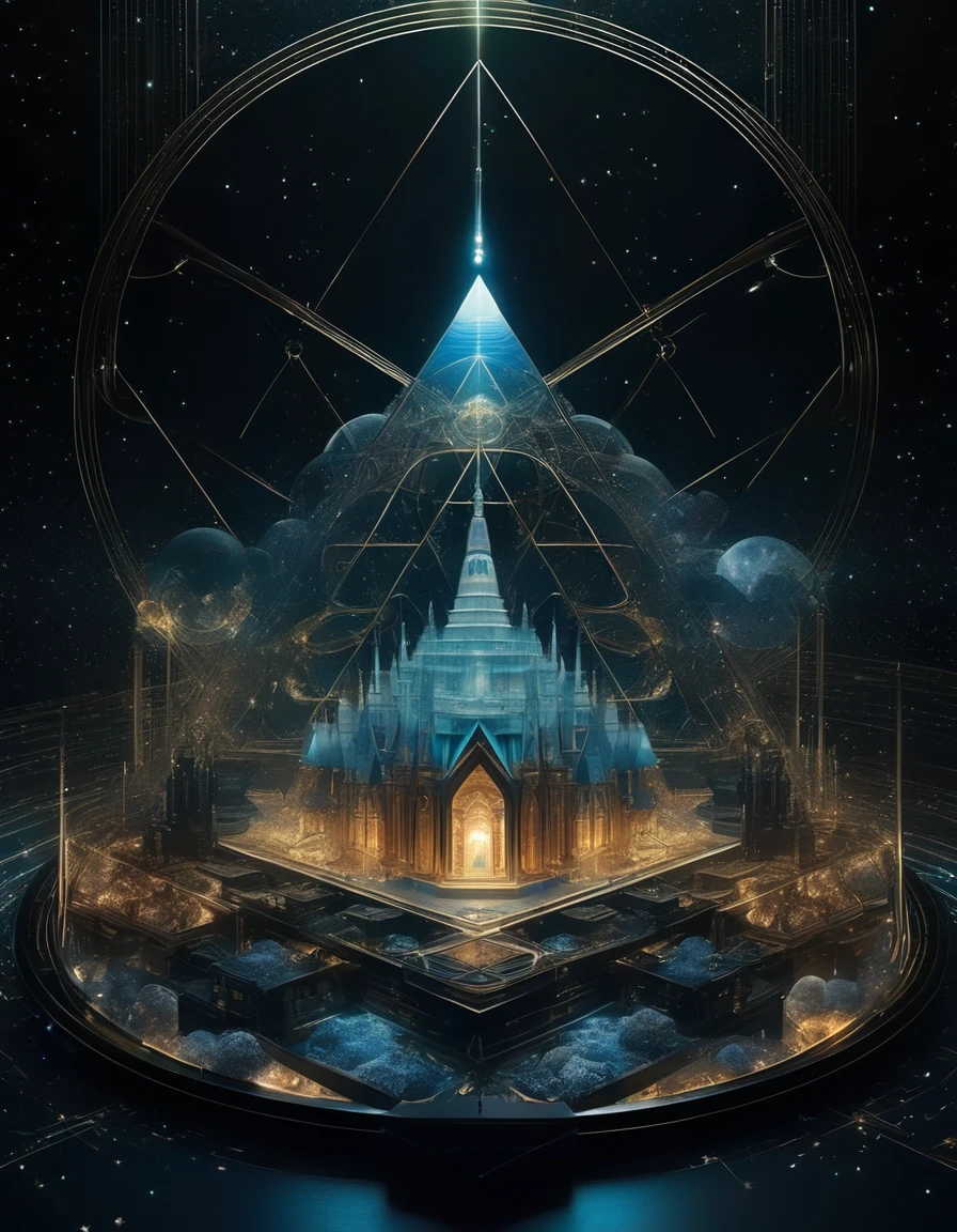 Magic Dream Castle, Sacred geometry, Clear focus, Floating Ghost Mage, Heaven and earth collapsed, Mobius strip, Black Hole, Lots of meteorites floating, Combination Magic Circle, call, The transformation of material and immaterial, Kim Sik, and other complex ritual combinations , Mike Winkelmann style的超现实数字艺术, 罗尔夫·阿姆斯特朗style: Fractal, Alberto Vargas, 和 H&#39;style.R. liver. liver,Magical Realism,classical realism,Surrealism,imagination,Science fiction,from another realm,impossible,visual exaggeration,post cyberpunk,Nano punk,atom punck,gather,Circuit,lightpainting,白羊seat,♈︎,金牛seat,♉︎,双子seat. ♊︎,cancer,♋︎,天蝎seat,♏︎,天秤seat,♎︎,seat,♍︎,狮子seat,♌︎,射手seat,♐︎. 摩羯seat,♑︎,水瓶seat,♒︎,双鱼seat,♓︎,Unreal Engine,Octane Rendering,V-Ray,High Detail,high quality,high resolution,Surrealism,16K,Ultra wide angle,High Angle Shot,,Bioluminescence,