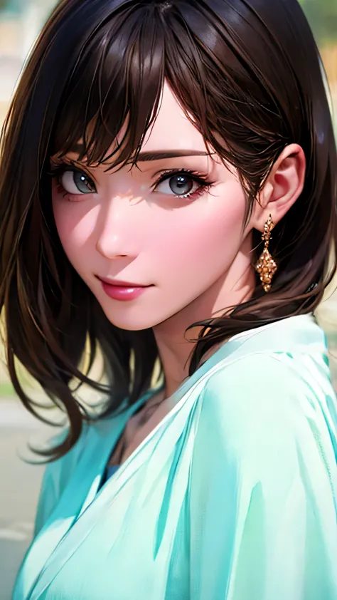 (hig彼st quality、8k、32k、masterpiece)、(realistic)、(realistic:1.2)、(high resolution)、very detailed、very beautiful face and eyes、1 g...