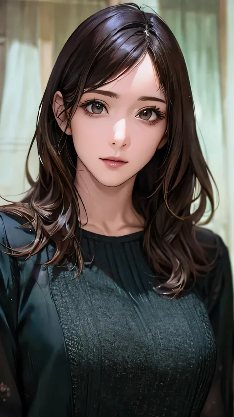 (hig彼st quality、8k、32k、masterpiece)、(realistic)、(realistic:1.2)、(high resolution)、very detailed、very beautiful face and eyes、1 g...