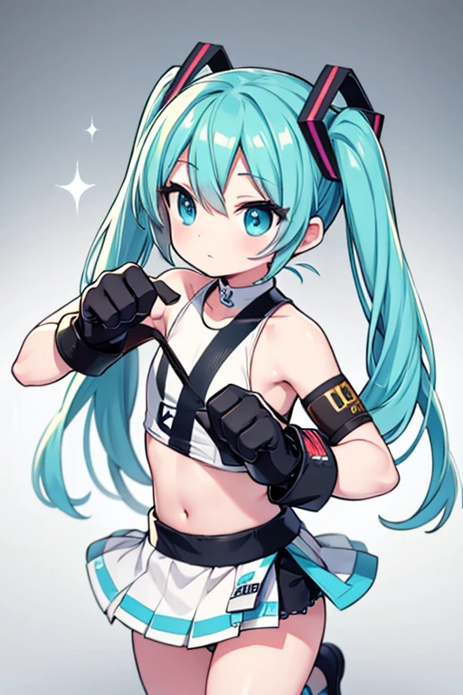 Miku, Muay Thai, miniature character