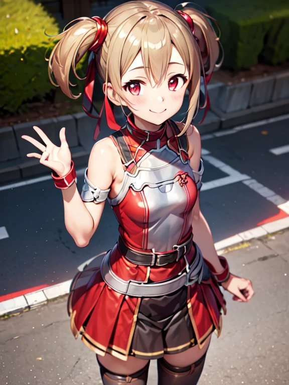 High resolution, silica, solo、1 girl、standing, closed mouth、Smile Silica Sword Art