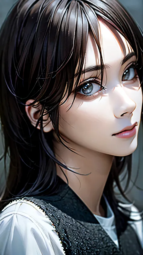 (hig彼st quality、8k、32k、masterpiece)、(realistic)、(realistic:1.2)、(high resolution)、very detailed、very beautiful face and eyes、1 g...