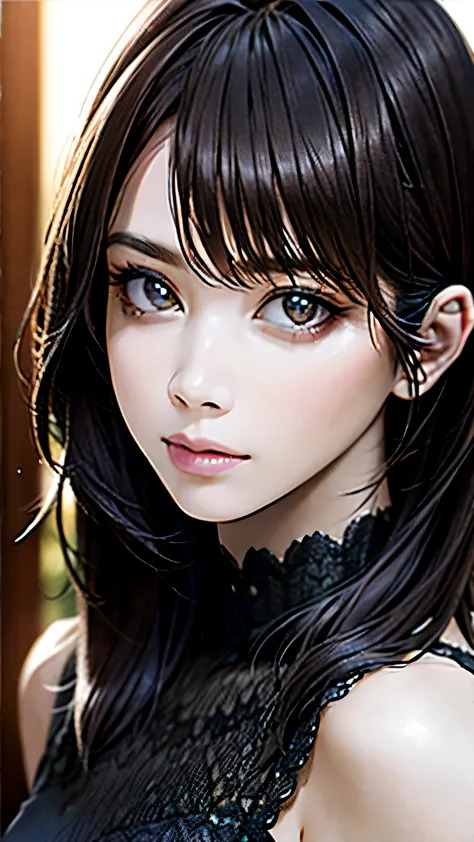 (hig彼st quality、8k、32k、masterpiece)、(realistic)、(realistic:1.2)、(high resolution)、very detailed、very beautiful face and eyes、1 g...