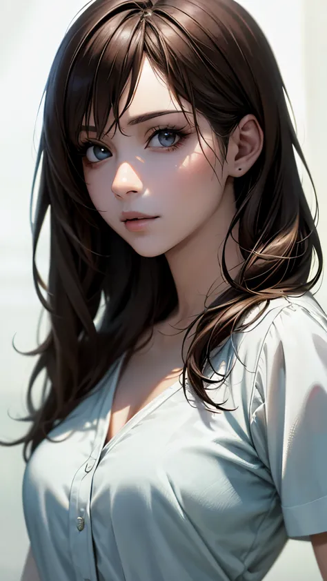 (hig彼st quality、8k、32k、masterpiece)、(realistic)、(realistic:1.2)、(high resolution)、very detailed、very beautiful face and eyes、1 g...