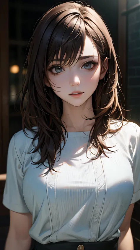 (hig彼st quality、8k、32k、masterpiece)、(realistic)、(realistic:1.2)、(high resolution)、very detailed、very beautiful face and eyes、1 g...