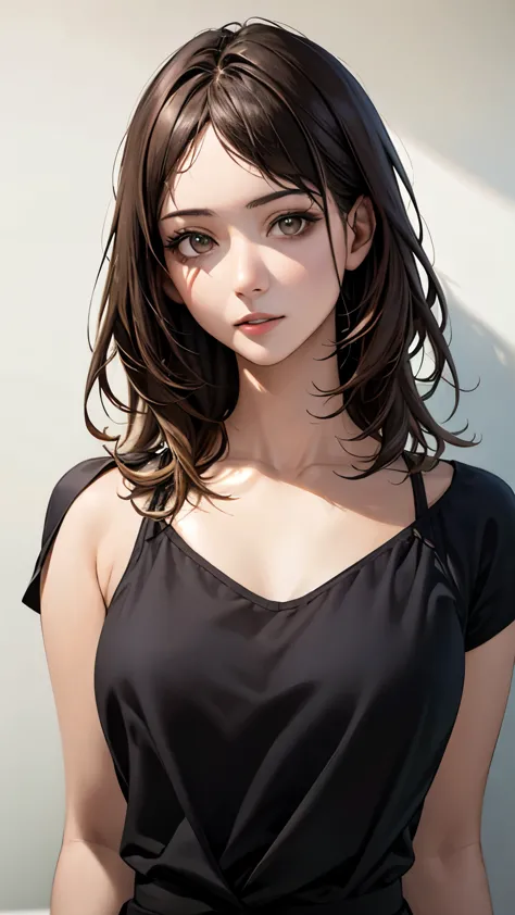 (hig彼st quality、8k、32k、masterpiece)、(realistic)、(realistic:1.2)、(high resolution)、very detailed、very beautiful face and eyes、1 g...