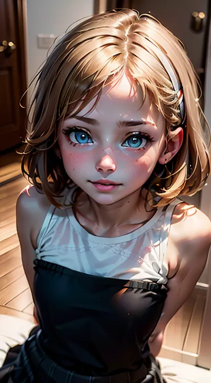 (masterpiece, best quality:1.4), 8k, 85mm, official art, absurdres, (from above:1.1), violaceaess, cute face, beautiful eyes, ca...