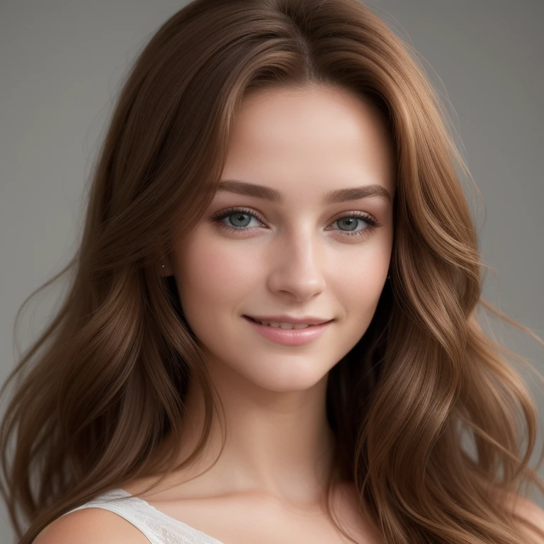 (Realistic, High resolution:1.2, Ultra-detailed), une jeune fille de 21 ans aux cheveux longs et brun, beautifully styled and flowing, naturally styled. Cette fille a un sourire radieux et expressif, des yeux marron qui captivent l&#39;attention du spectateur. Ses yeux sont fascinants et pleins de vie, avec des cils longs et épais qui mettent en valeur leur beauté. elle fait du sport en tenu de sportif